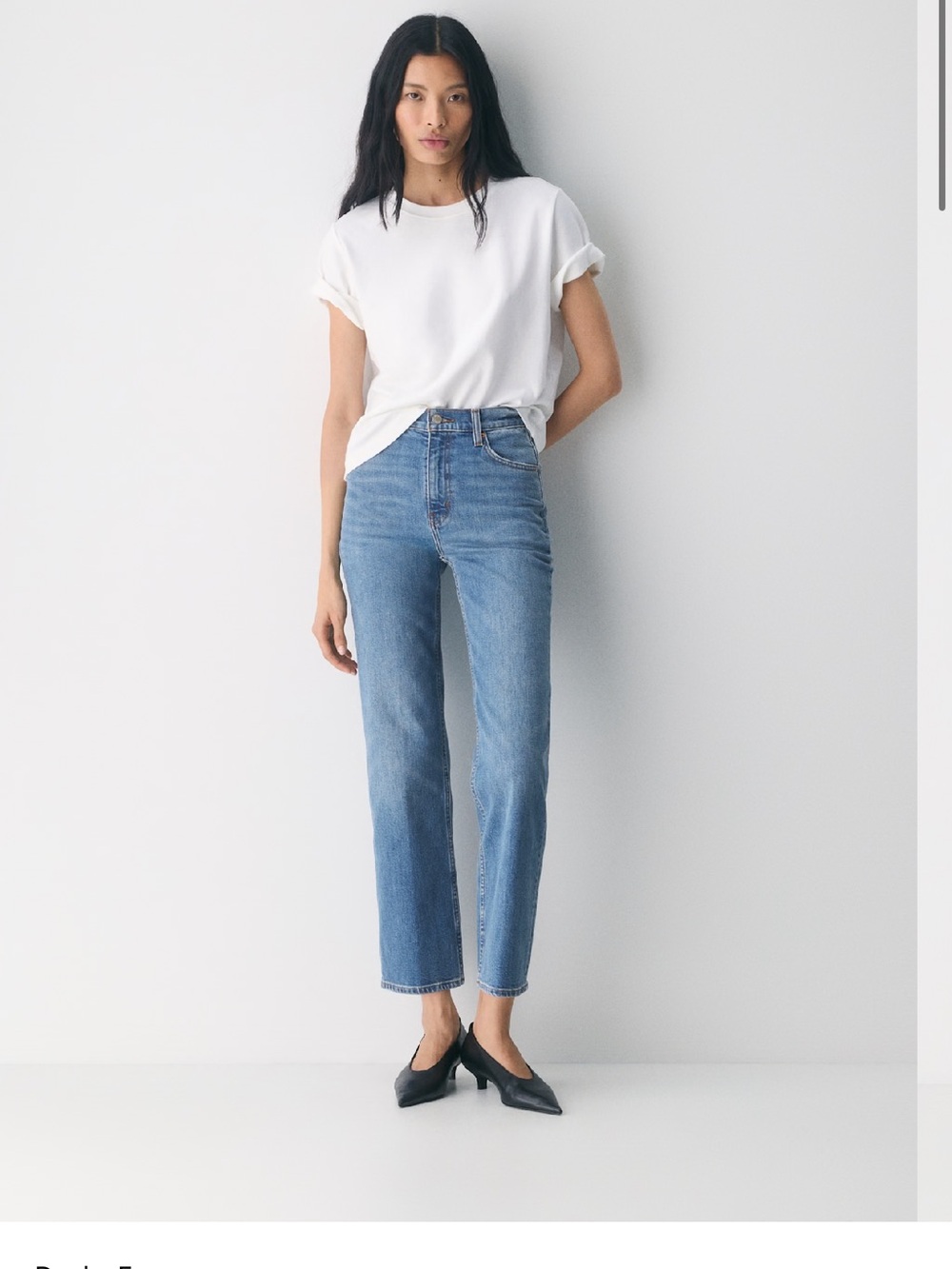 Denim Forum The Arlo High Rise Straight Jeans